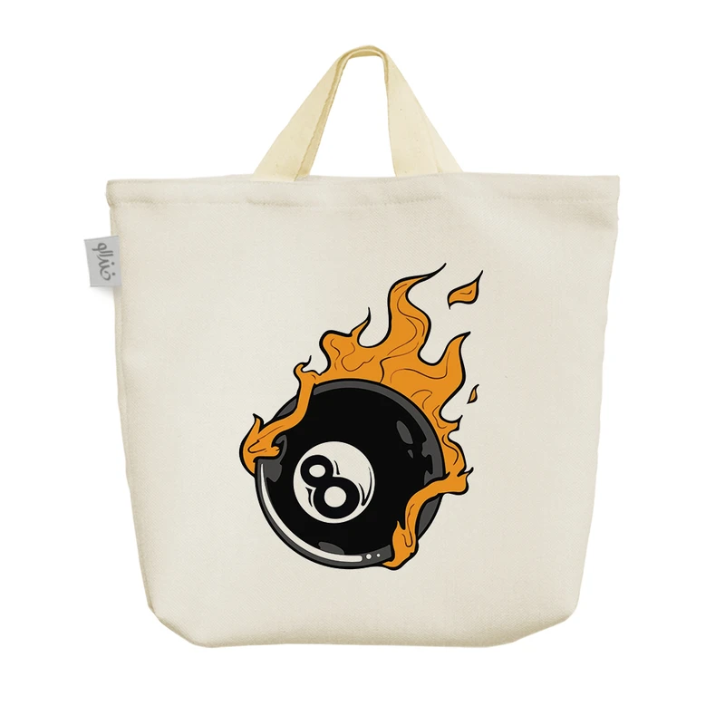 ساک خرید خندالو مدل توپ بیلیارد آتشین کد 9982