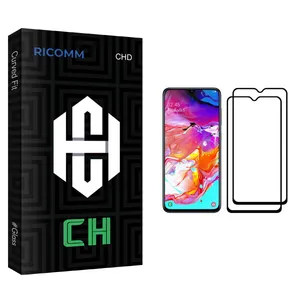 Ricomm CH glass Screen Protector For Samsung Galaxy A70 Pack Of 2