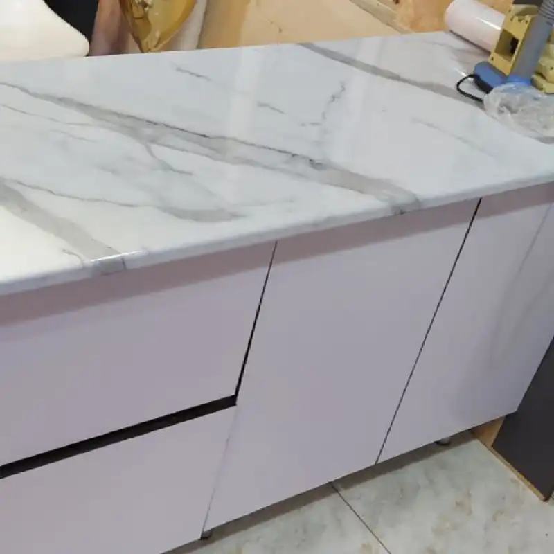 برچسب کابینت طرح سنگ هایگلاس مدل 3530