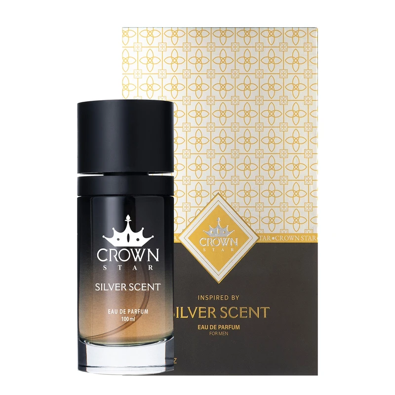 ادو پرفیوم مردانه کراون استار مدل SILVER SCENT با رایحه شیرین حجم 100 میلی لیتر