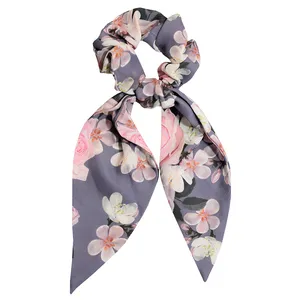 کش مو زنانه دلنار گالری مدل اسکرانچی رز و شکوفه