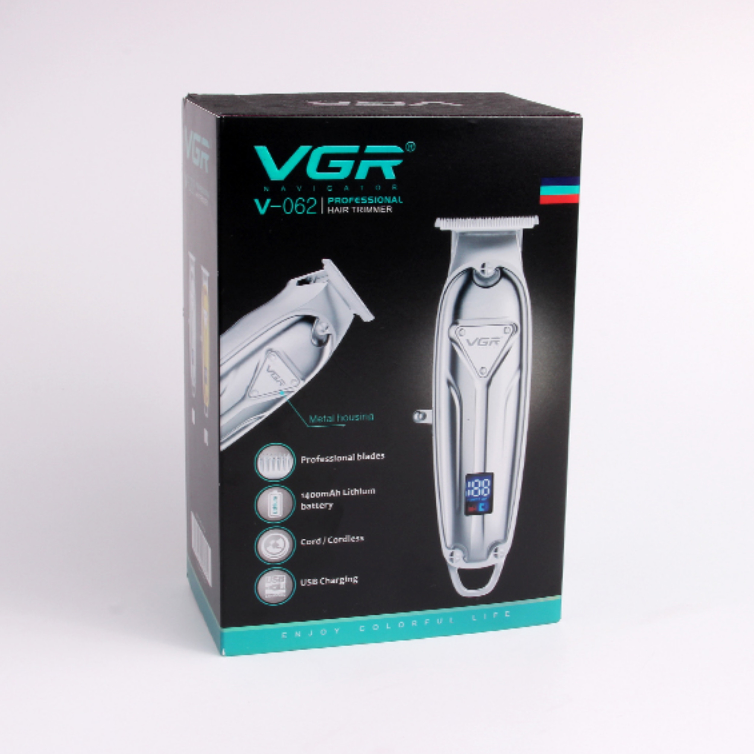 ماشین اصلاح مو صورت و سر وی جی ار مدل V-062 ماشین اصلاح مو صورت و سر وی جی ار مدل V-062