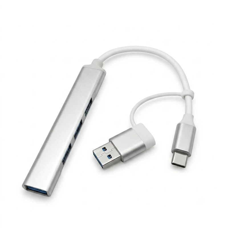 هاب 4 پورت USB 3.0 مدل 2IN1