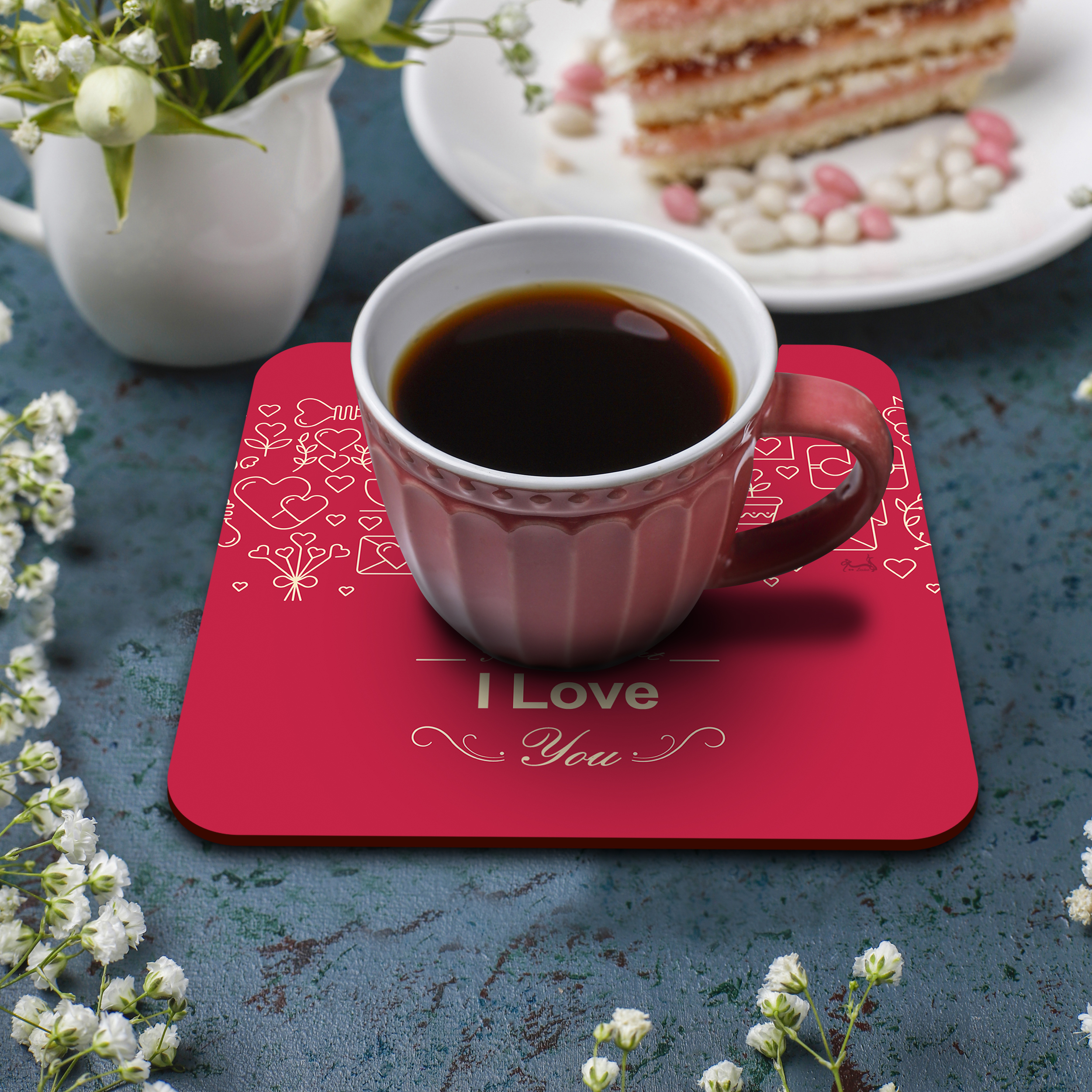 زیر لیوانی لوکسینو مدل Love کد 76 زیر لیوانی لوکسینو مدل Love کد 76