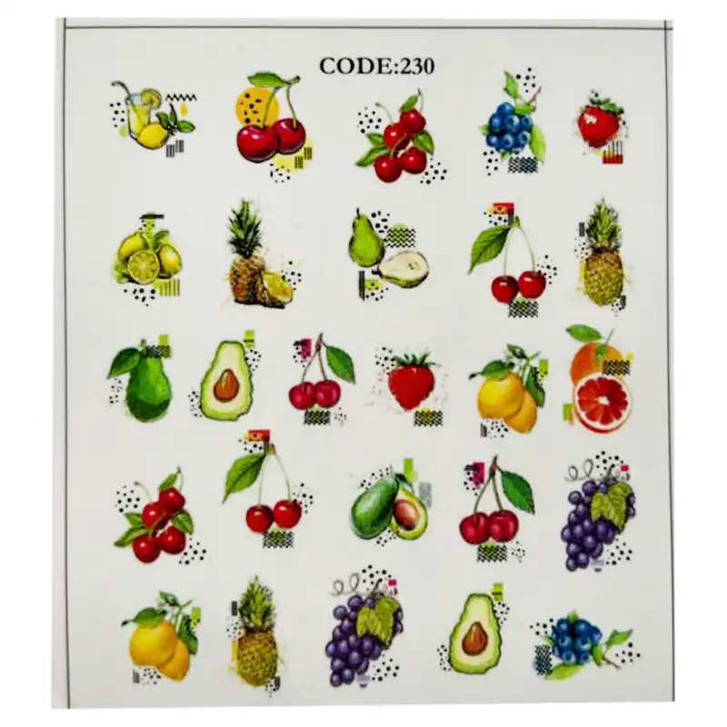 برچسب لنز ناخن کد C-230