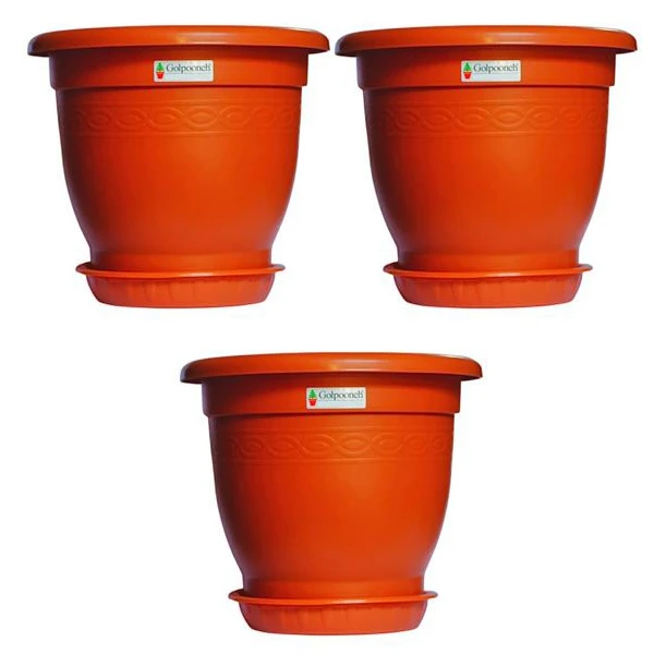  گلدان گلپونه مدل Benjamin 313 مجموعه 3 عددی