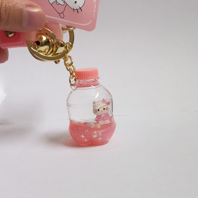 جاکلیدی مدل آکواریومی کیتی طرح بطری کد kitty04