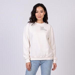 سویشرت زنانه مدل دورس طرح متن انگیزشی