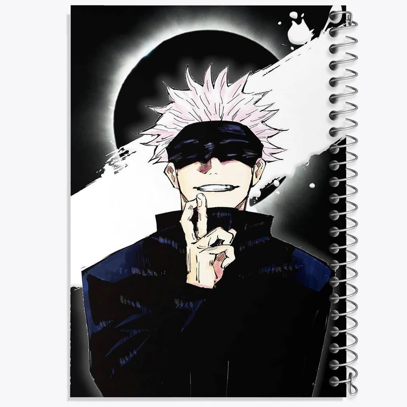 دفتر لیست خرید 50 برگ خندالو طرح گوجو ساتورو انیمه جوجوتسو کایزن کد 11085