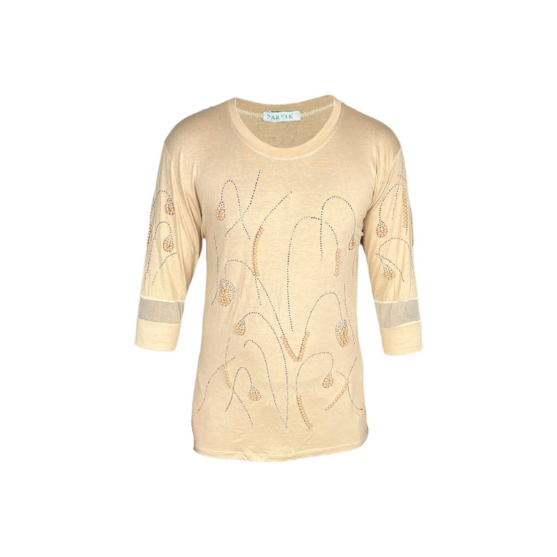 بلوز آستین سه ربع زنانه مدل آماندیس AM106