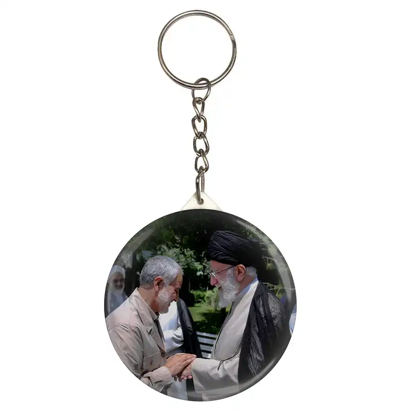 جاکلیدی طرح رهبر حضرت خامنه ای و شهید حاج قاسم سلیمانی مدل S12235