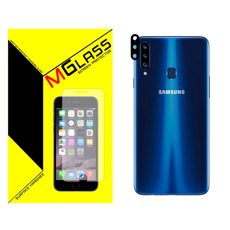 محافظ لنز فلزی دوربین ام گلس مدل MGL-01 مناسب برای گوشی موبایل سامسونگ GALAXY A20S