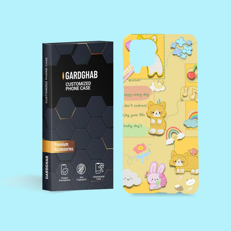 کاور گارد قاب مدل فانتزی مناسب برای گوشی موبایل سامسونگ Galaxy A12