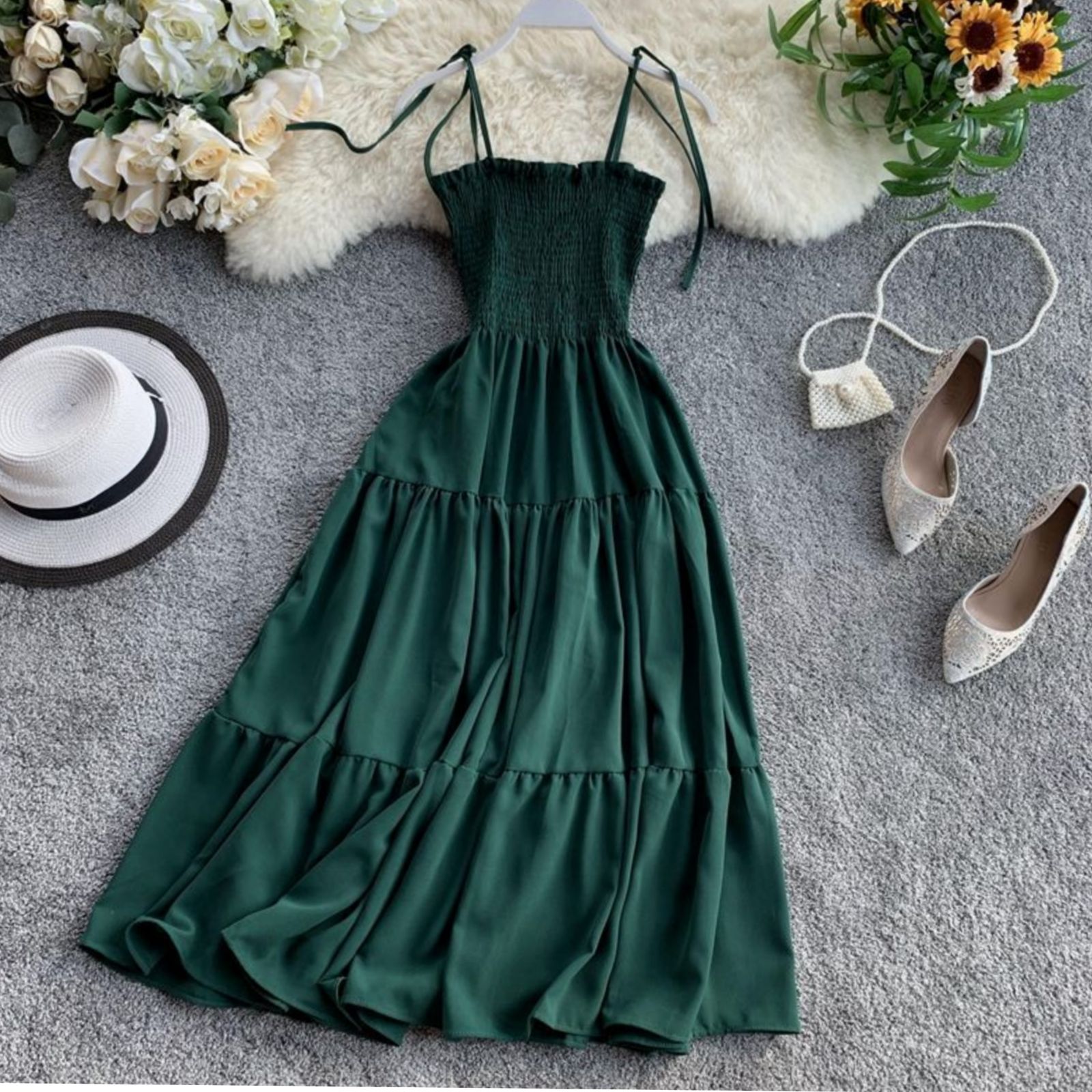 پیراهن ساحلی زنانه مدل تابستانی - - 32