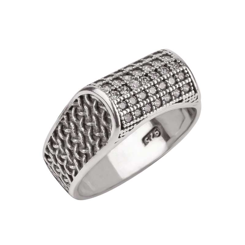 انگشتر نقره مردانه مدل 18944