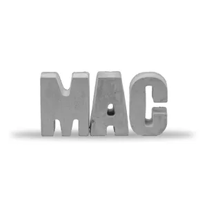 مجسمه بتنی طرح حروف مدل MAC مجموعه 3 عددی