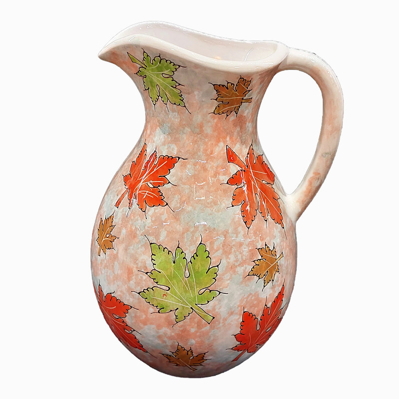 سرویس پارچ و لیوان 7 پارچه مدل پاییزی کد 2