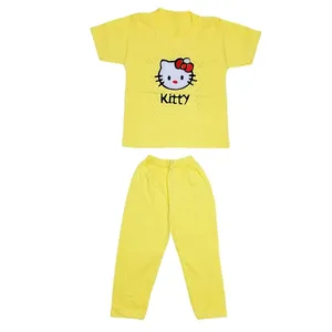 ست تی شرت و شلوارک دخترانه کد 888KYL