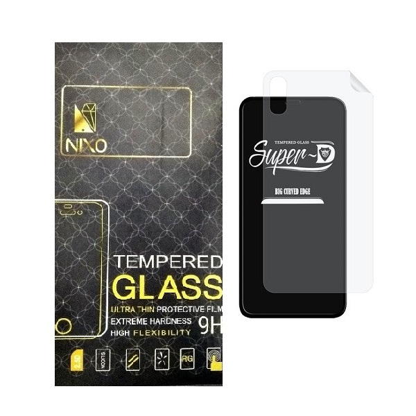 محافظ صفحه نمایش نیکسو مدل 2SN- مناسب برای گوشی موبایل اپل iPhone X به همراه محافظ پشت گوشی