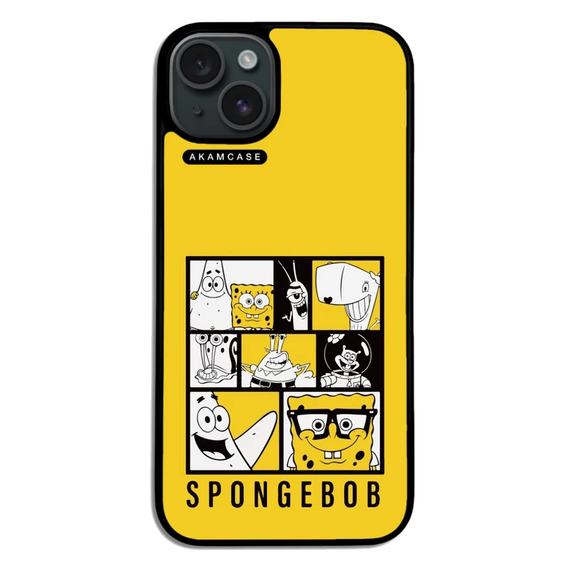 کاور آکام مدل AMC-WA15PLUS-SPONGE BOB3 مناسب برای گوشی موبایل اپل iPhone 15 Plus