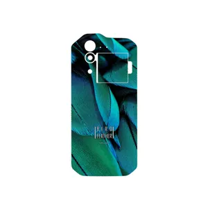 MAHOOT Green Feather Cover Sticker for CAT S60