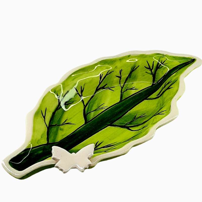 ظرف سرامیکی مدل برگ کد 01