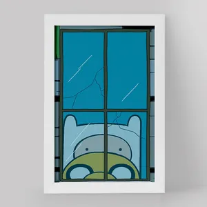 تابلو خندالو مدل جیک و فین وقت ماجراجویی Adventure Time کد 20828