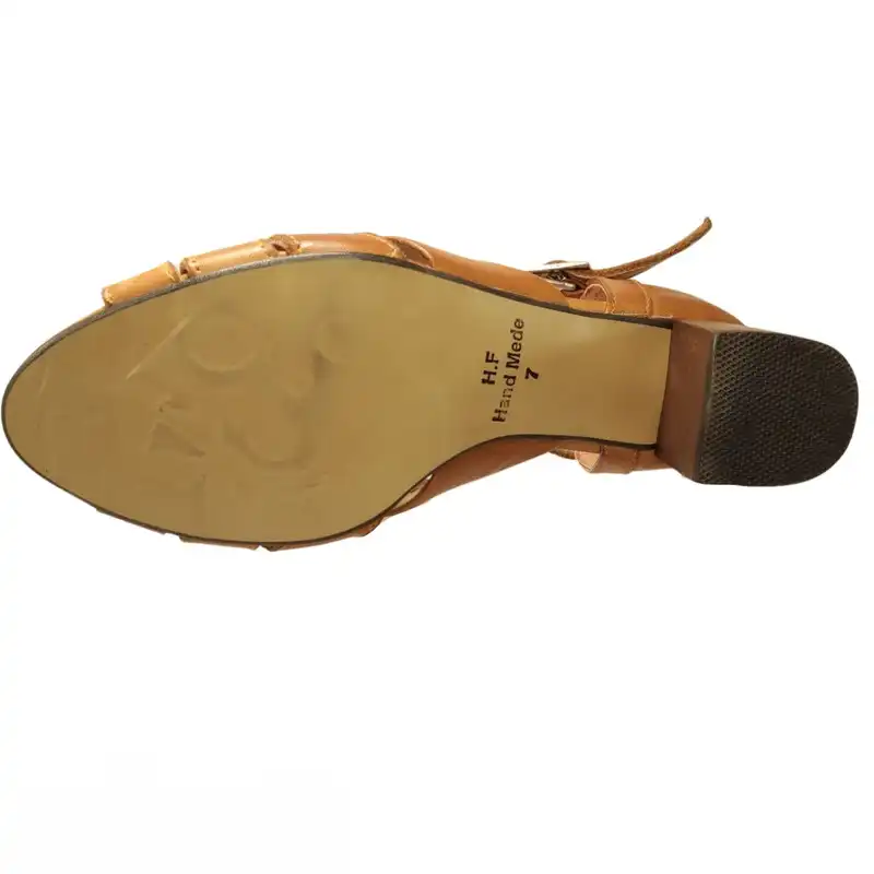 صندل زنانه مدل چرم طبیعی کد 598.1