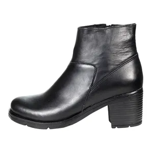 نیم بوت زنانه چرم چهل ستون کد DENIZ-B