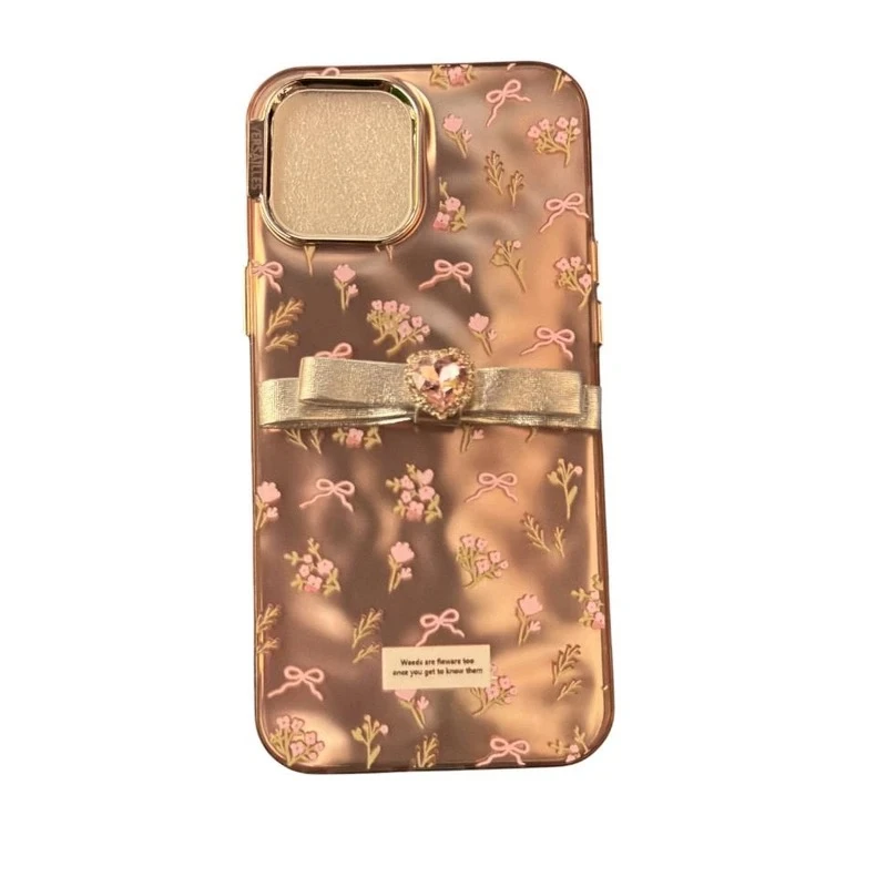 کاور طرح گل و پاپیون کد 2553 مناسب برای گوشی موبایل اپل Iphone 14 pro