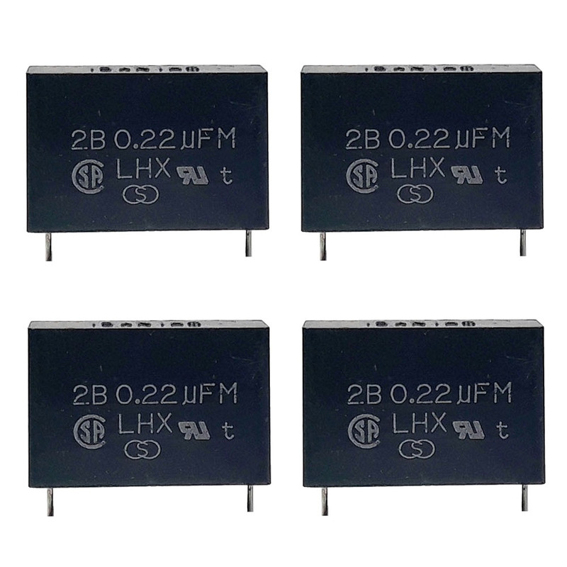 خازن 0.22 میکروفاراد مدل MKT-K-X2-250V بسته 4 عددی