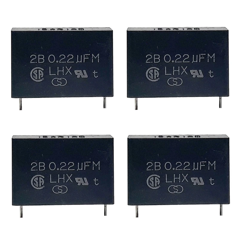 خازن 0.22 میکروفاراد مدل MKT-K-X2-250V بسته 4 عددی