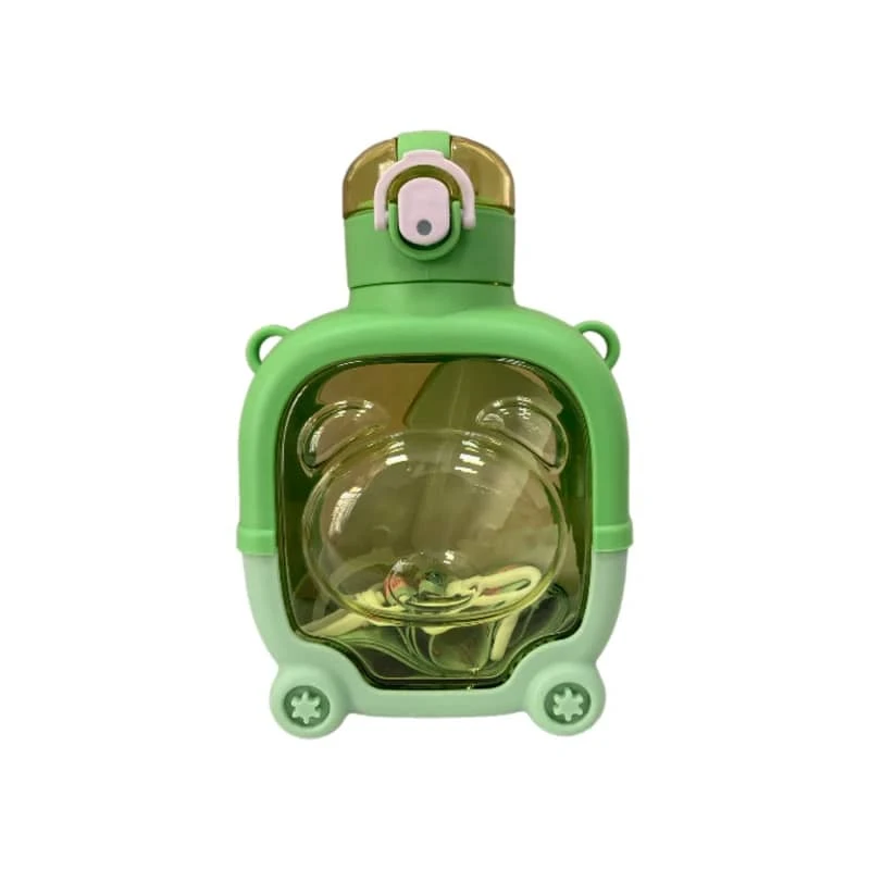 قمقمه کودک مدل استیکردارخرسی نی دار گنجایش 1 لیتر