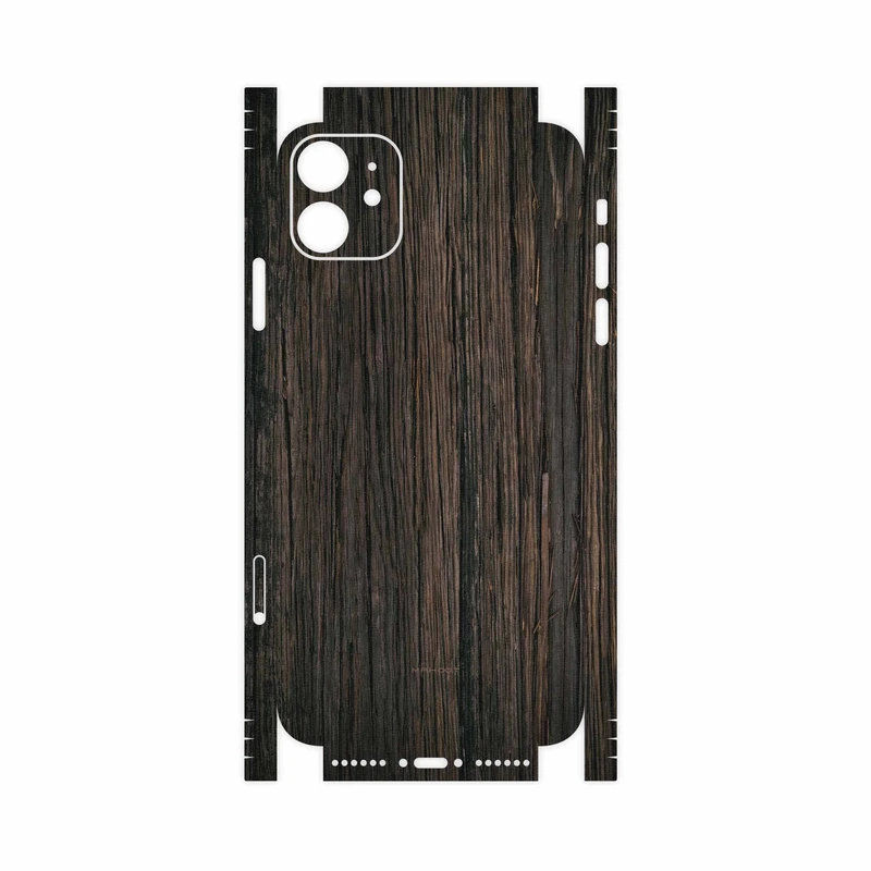 برچسب پوششی ماهوت مدل Burned Wood-FullSkin مناسب برای گوشی موبایل اپل iPhone 11