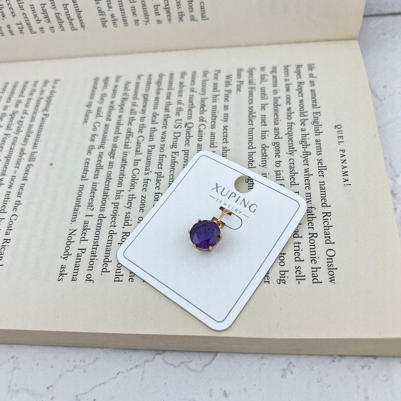 آویز گردنبند زنانه ژوپینگ مدل تک نگین کد N4600