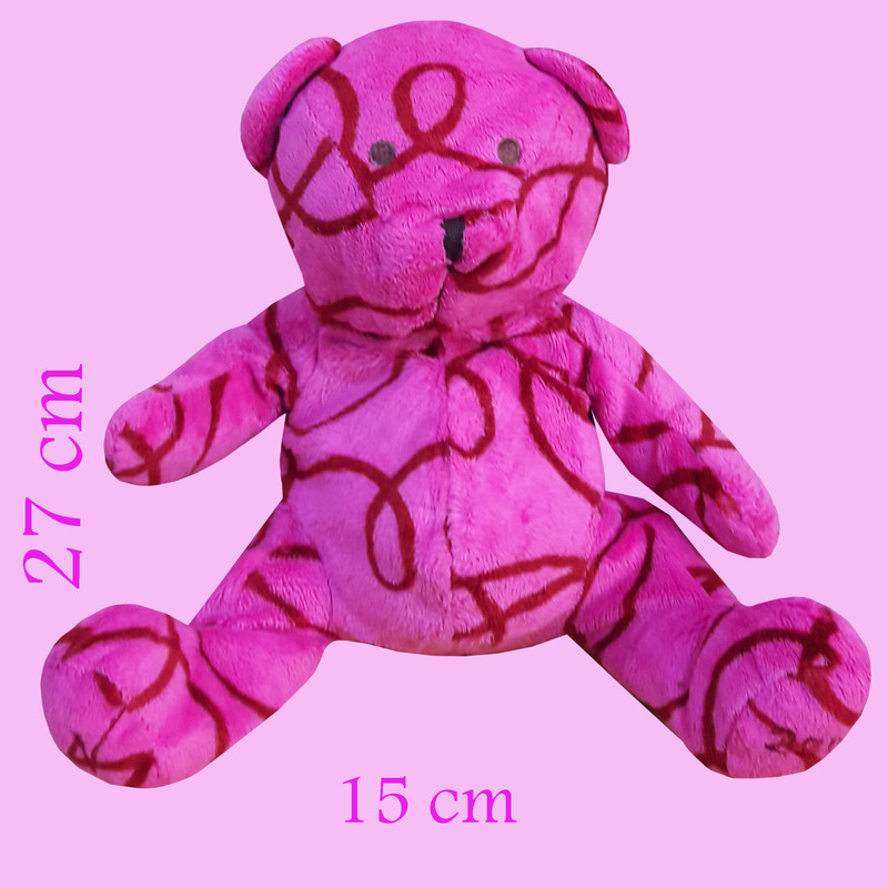 عروسک طرح خرس کد 125 ارتفاع 27 سانتی متر