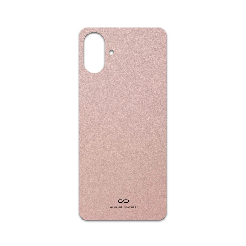 برچسب پوششی ماهوت مدل Rose-Gold-Leather مناسب برای گوشی موبایل سامسونگ Galaxy A07