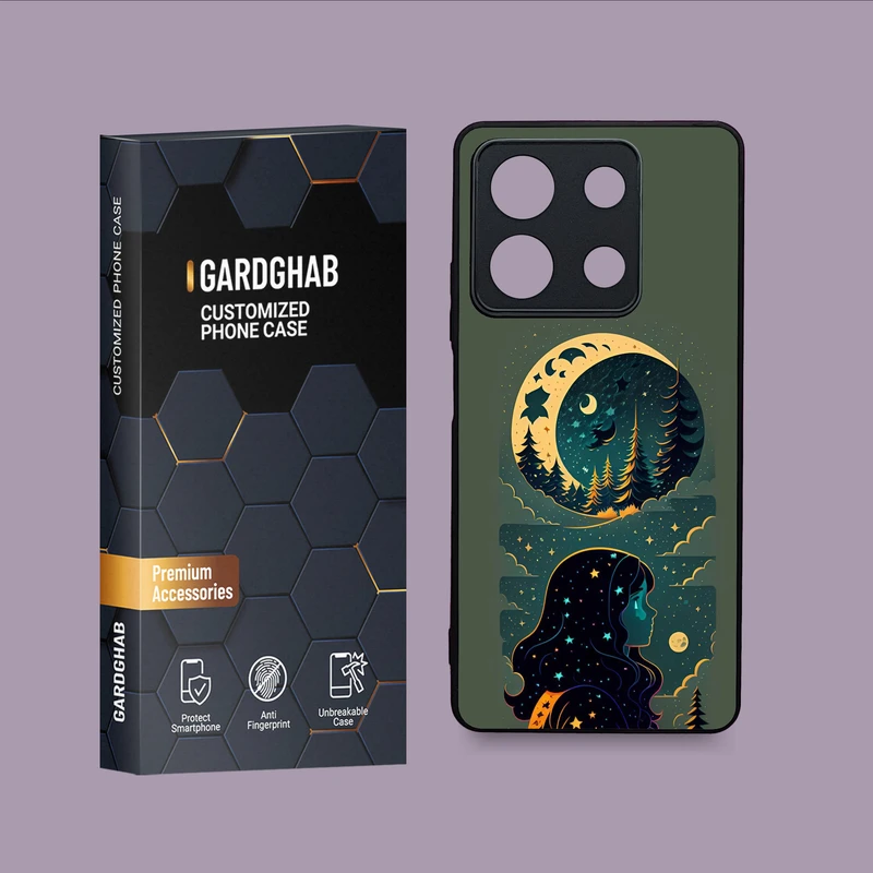  کاور گارد قاب مدل دخترانه مناسب برای گوشی موبایل شیائومی Redmi Note 13 5G