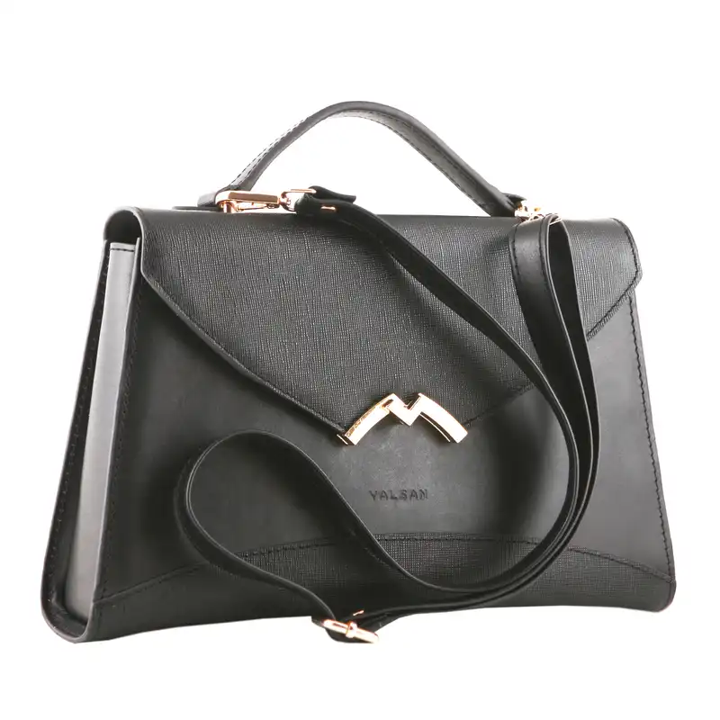 ست کیف و کفش زنانه چرم یلسان مدل آلندا کد LIYANA-HRM-923-msk