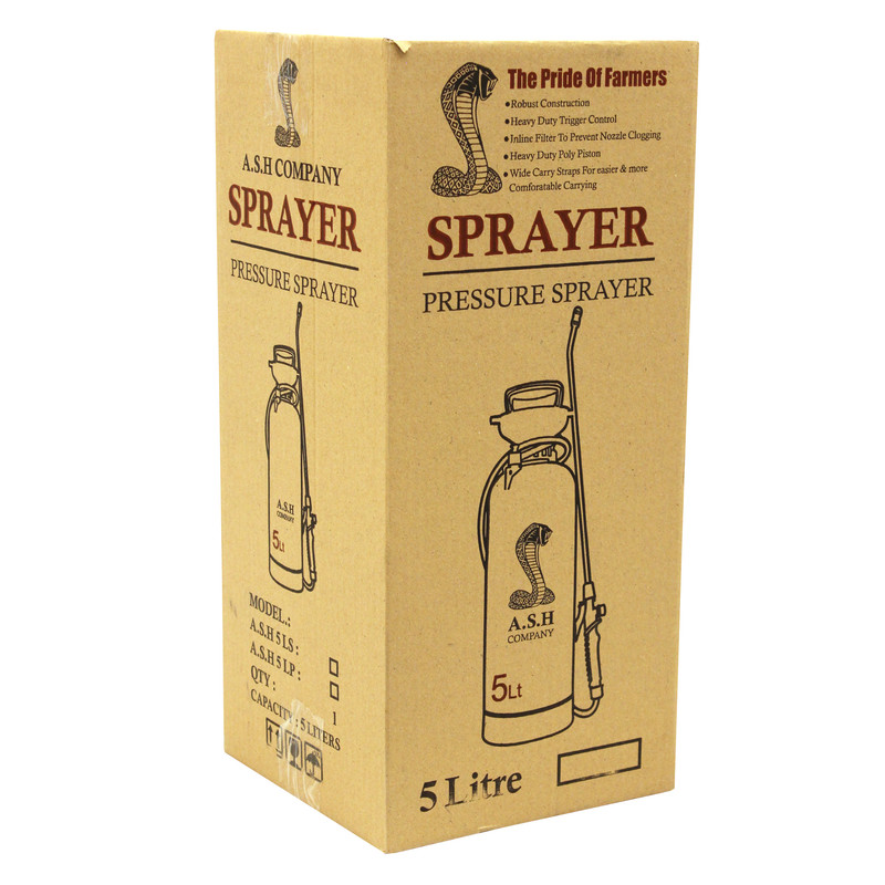 سمپاش ای اس اچ کمپانی
 مدل کبری ظرفیت 5 لیتر