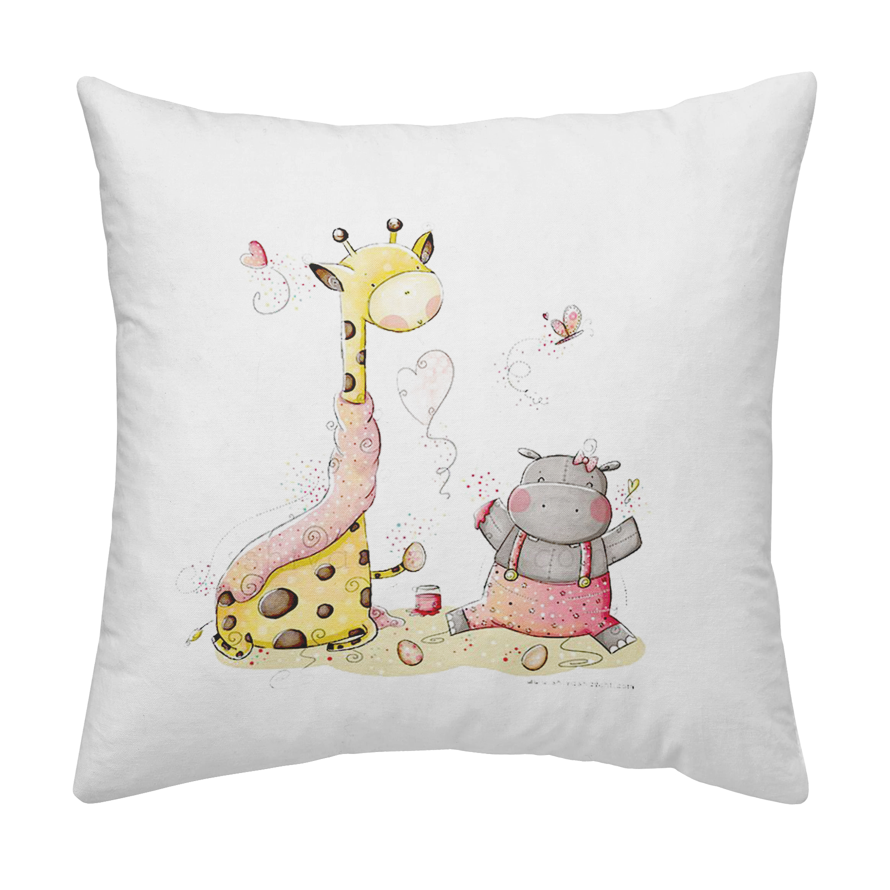 کاور کوسن کودک مدل حیوانات مهربان