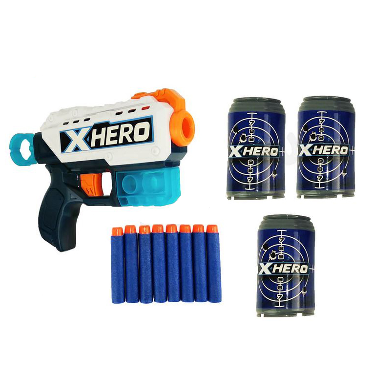 تفنگ نرف مدل X-Hero MK3 elite مجموعه 12 عددی