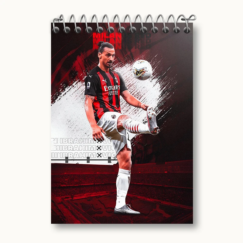 دفتر یادداشت 50 برگ خندالو طرح زلاتان ابراهیموویچ کد N2806