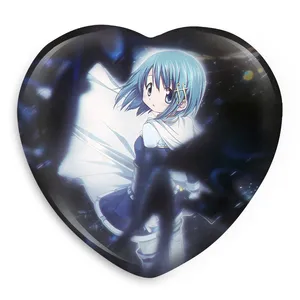 پیکسل خندالو طرح سایاکا میکی انیمه مادوکا مجیکا Madoka Magica مدل قلبی کد 18376