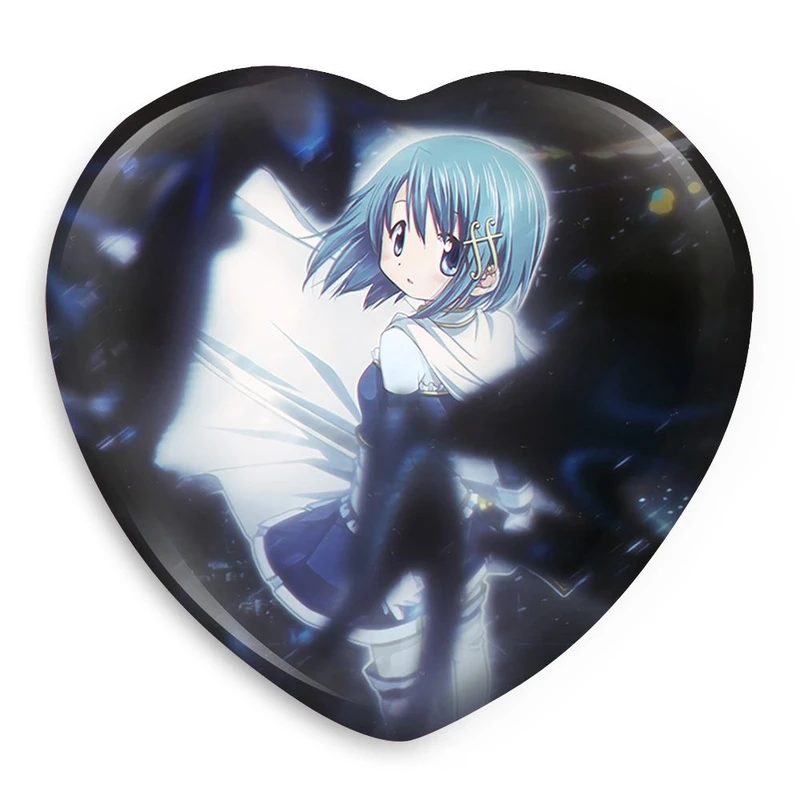 پیکسل خندالو طرح سایاکا میکی انیمه مادوکا مجیکا Madoka Magica مدل قلبی کد 18376
