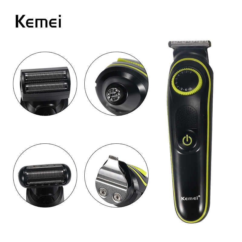 ست ماشین اصلاح موی صورت و بدن کیمی مدل KM-696 -  - 7