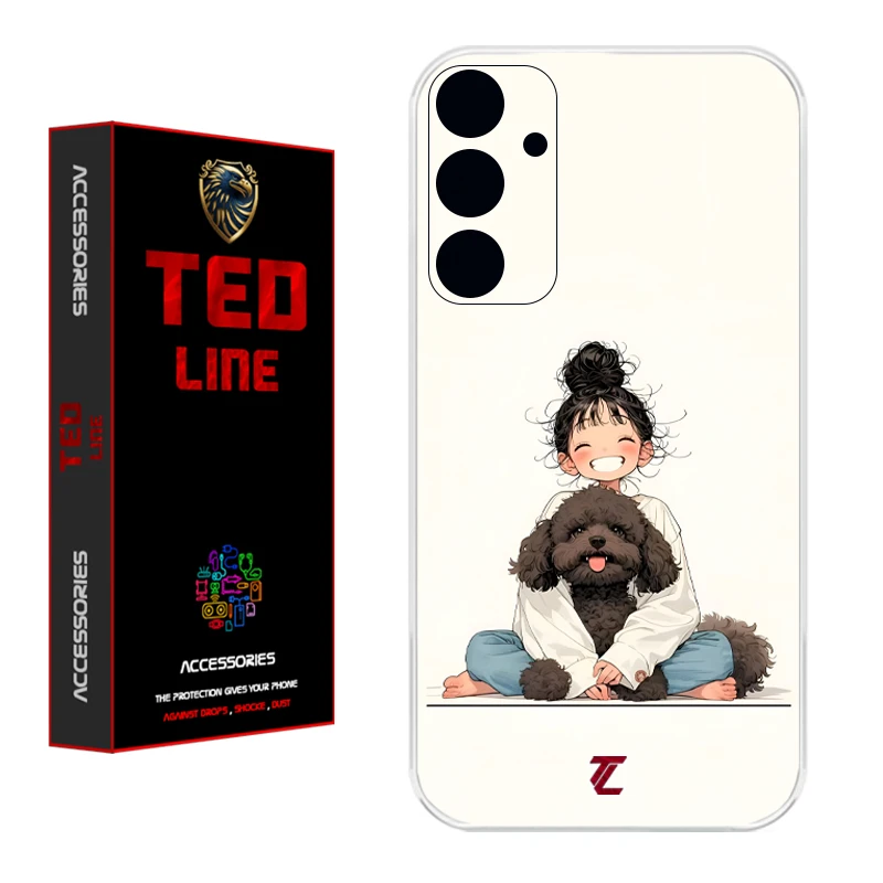 کاور تدلاین طرح سگ کد 1199 مناسب برای گوشی موبایل سامسونگ Galaxy S24 FE