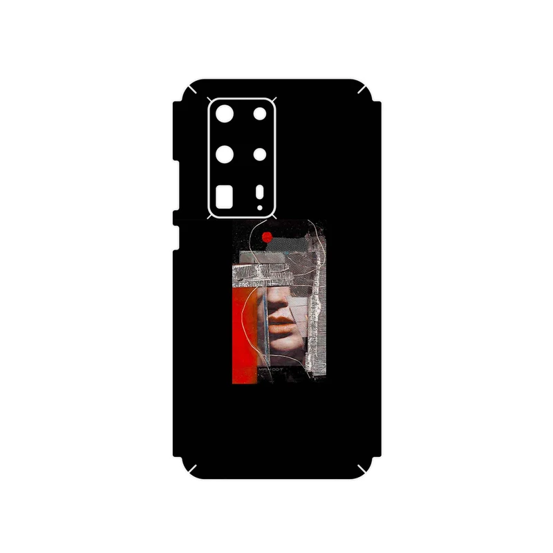 برچسب پوششی ماهوت مدل Collage of Mouth مناسب برای گوشی موبایل هوآوی P40 Pro Plus