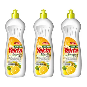 مایع ظرفشویی یکتا مدل lemon حجم 1000 میلی لیتر بسته 3 عددی