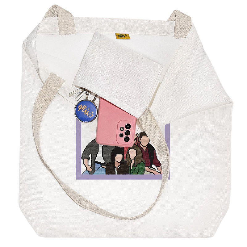 ساک خرید خندالو طرح فرندز (Friends) کد 10347